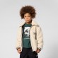 Tricou copii Karl Lagerfeld pentru baiat cu print alb negru